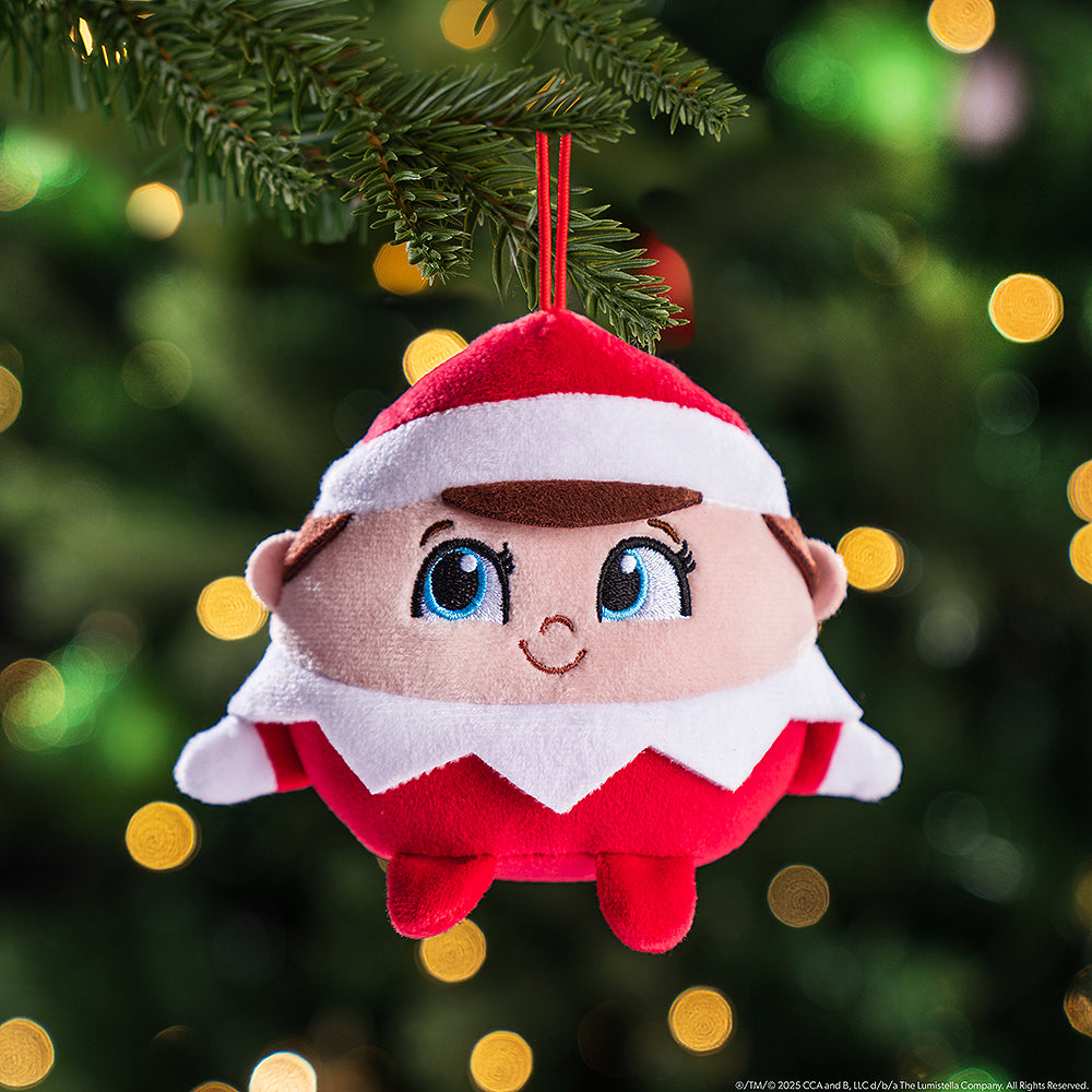 Santaverse™ Celebration Ornament Scout Elf® boy plush