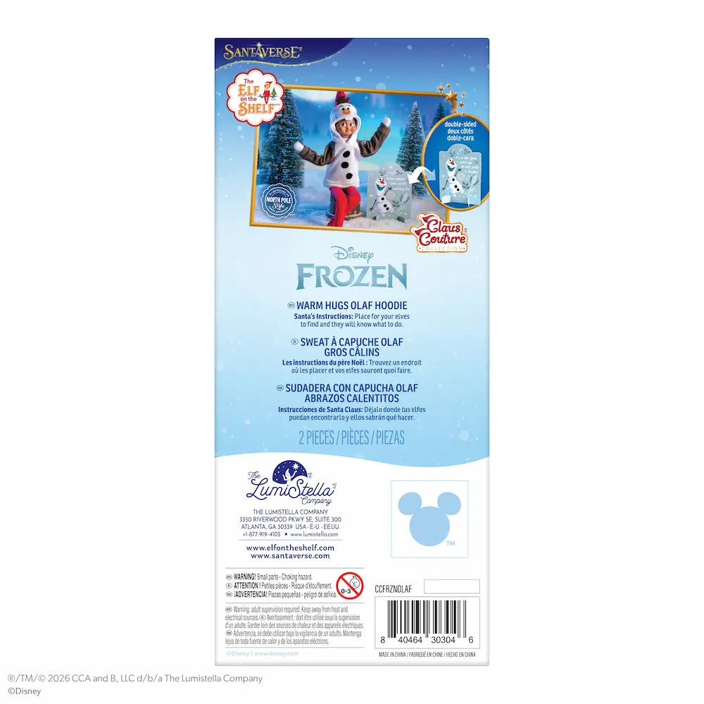 PRE-ORDER | Disney Frozen Olaf Hoodie | Claus Couture Collection®