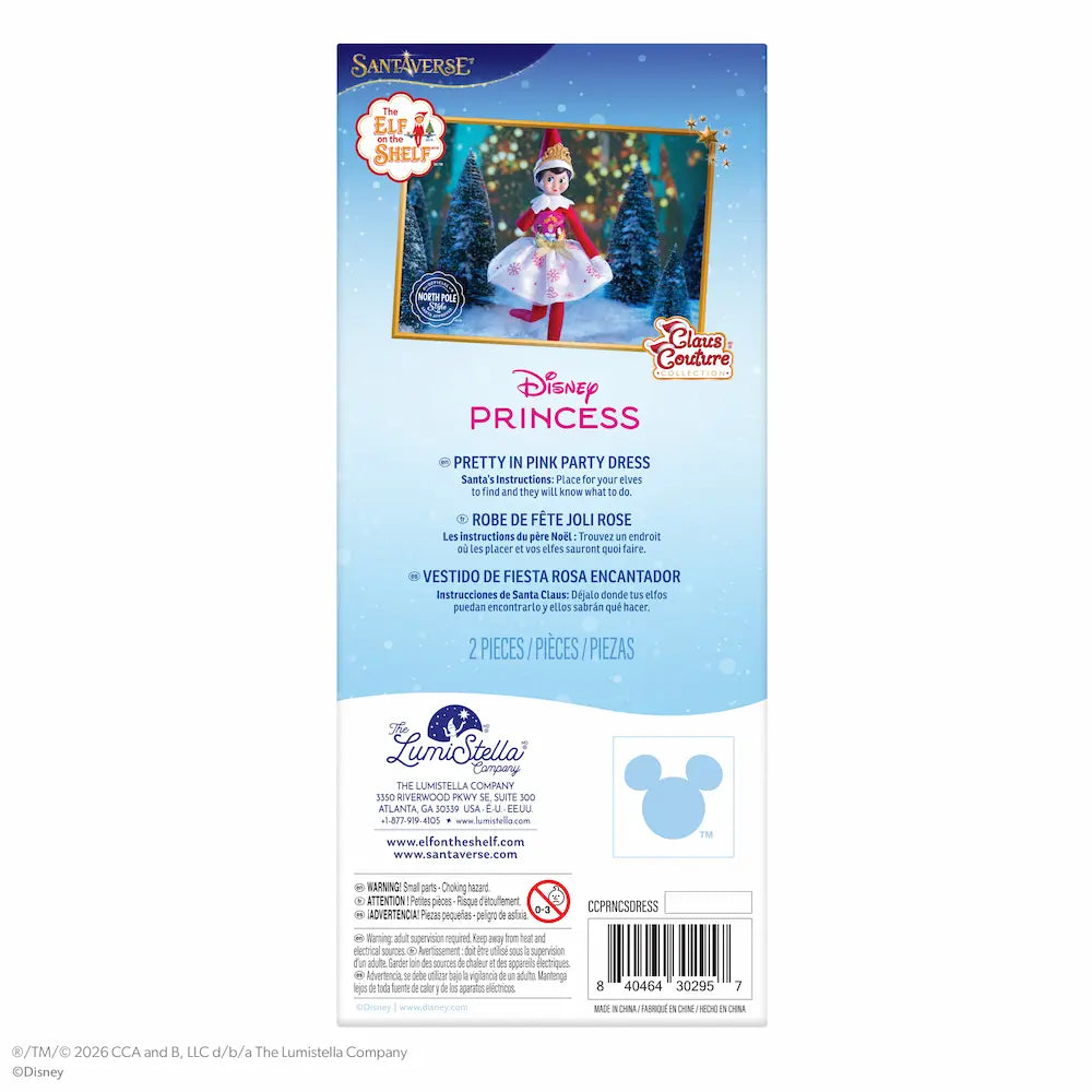 PRE-ORDER | Disney Princess Pretty in Pink Party Dress | Claus Couture Collection®