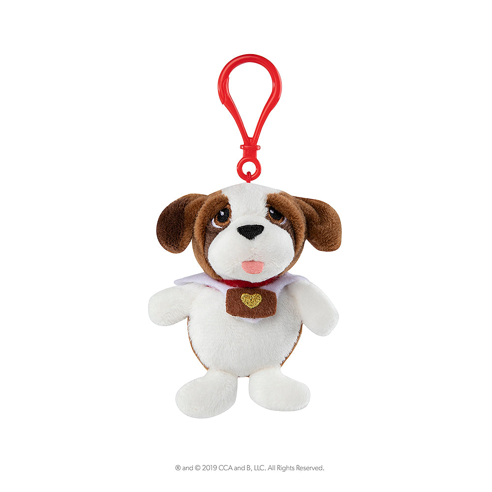 Full product preview of the Elf Pets Saint Bernard Plushee Pals Mini Clip