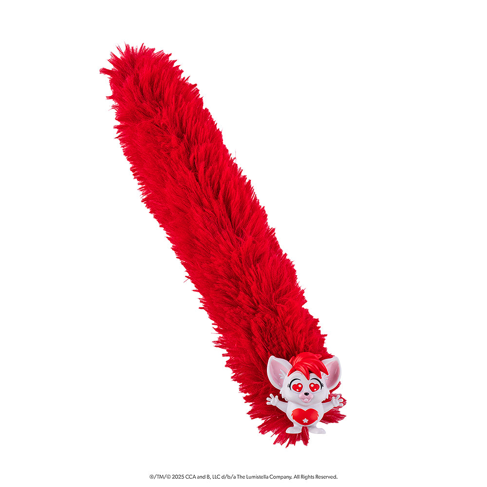 A product shot of the red Bogie™ Wrap-Alongs with the tail extended