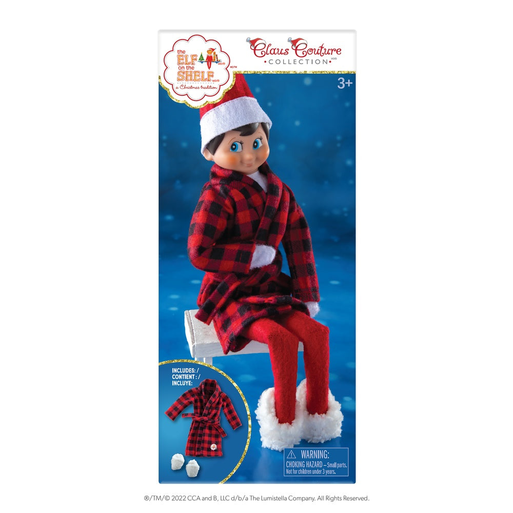 Claus Couture Collection® Cozy Robe and Slippers