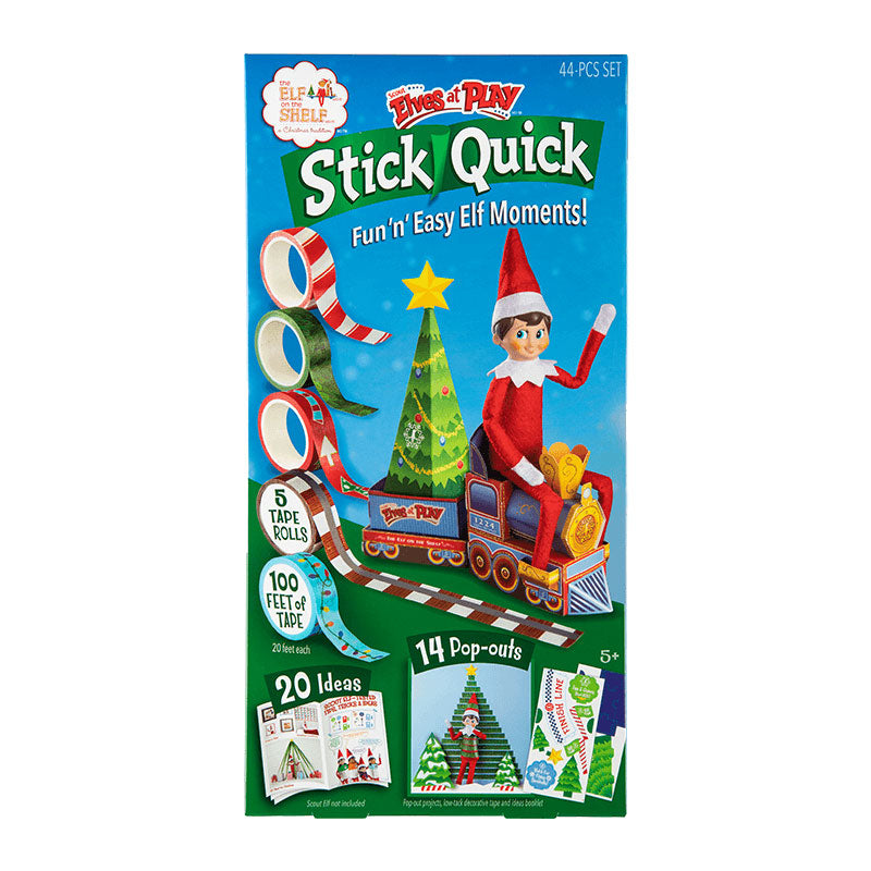 Scout Elves at Play® Stick Quick: Front of Packaging