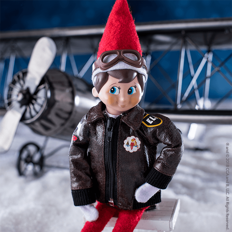 Claus Couture Collection® Flurry Flight Jacket: Lifestyle Shot