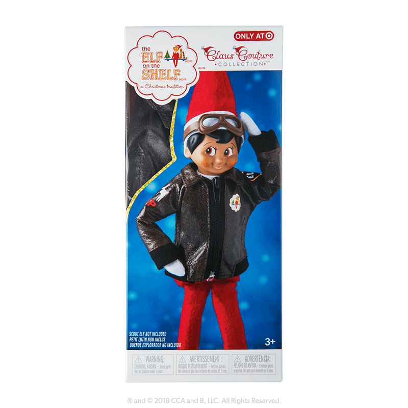 Claus Couture Collection® Flurry Flight Jacket: Front of Packaging
