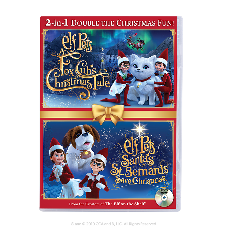 Fox Cub & St.Bernard Dual DVD w/ Mini Scout Elf Joe: DVD