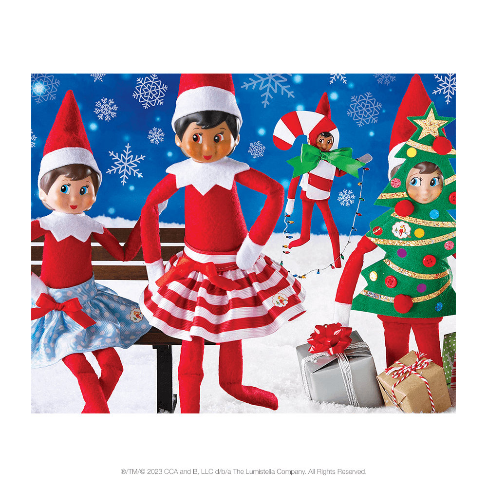 The Elf on the Shelf Jigsaw Puzzle Multi-Pack: Let it Snow Puzzle Assembled