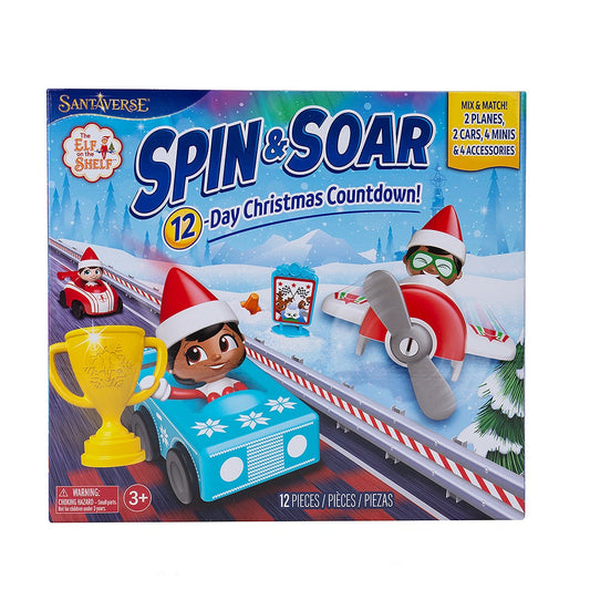 Spin & Soar 12-Day Countdown to Christmas advent calendar packaging front