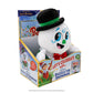 SnoStax™ Razzle the Celebration Snowman plush and book packaging from the front-right side