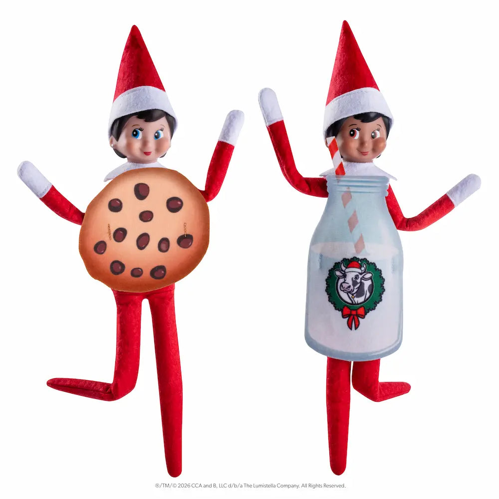 PRE-ORDER | Bestie Bundle Elf Costume Set: Milk & Cookies | Claus Couture Collection®