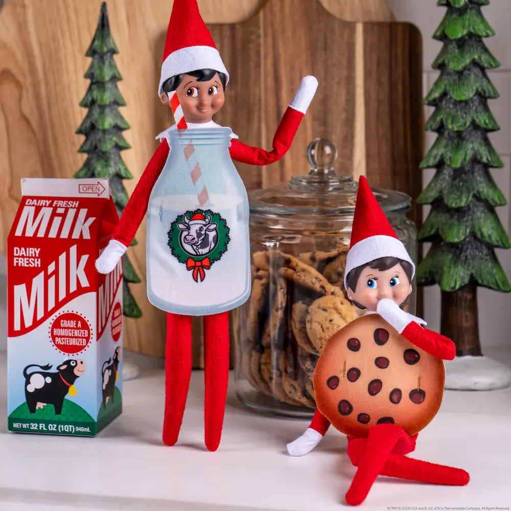 PRE-ORDER | Bestie Bundle Elf Costume Set: Milk & Cookies | Claus Couture Collection®