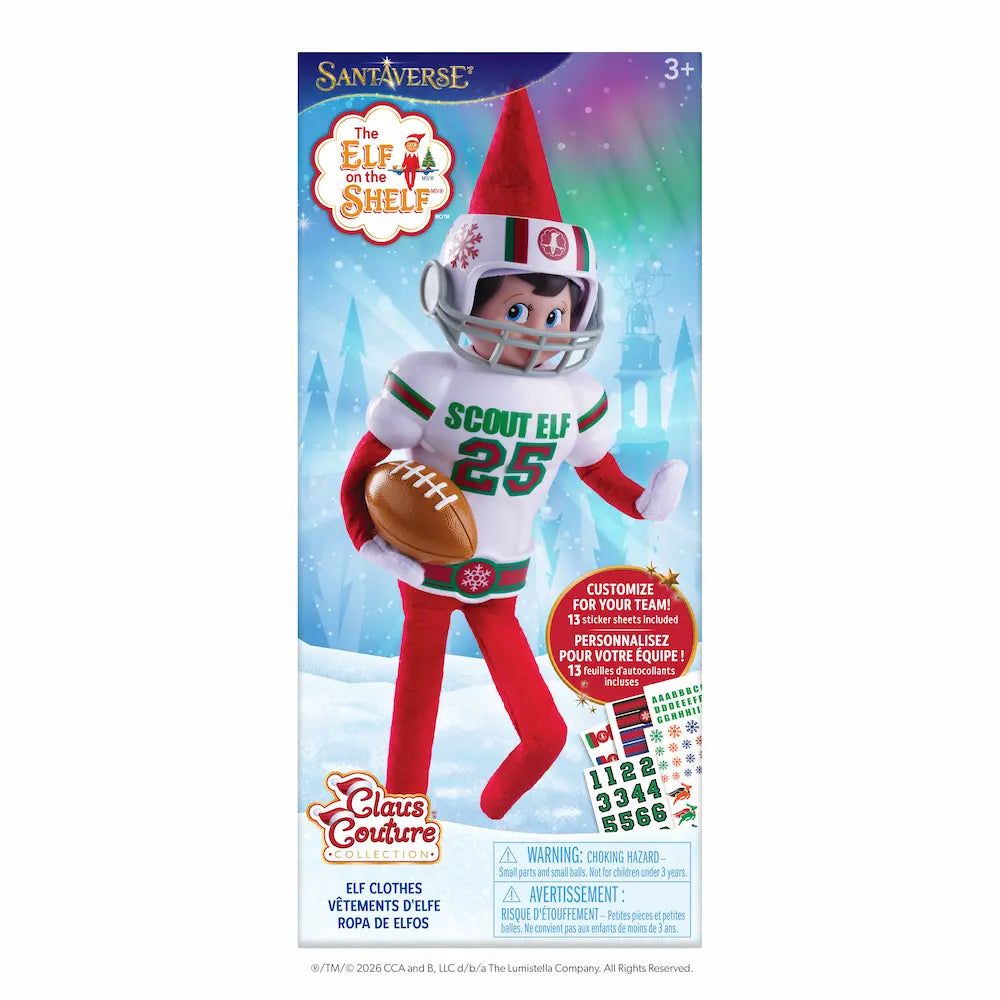 The Elf on The Shelf Claus Couture Jolly Jersey Custom Kit
