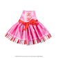 The Claus Couture Collection® Pink Peppermint Party Dress product flat lay