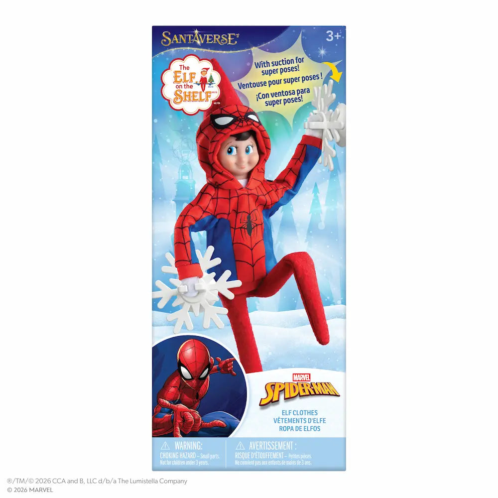 PRE-ORDER | Marvel Spider-Man Web Hero Elf Hoodie Set | Claus Couture Collection®