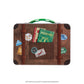 Suit case tin from the Claus Couture Collection® Christmas T-Shirt Party Pack