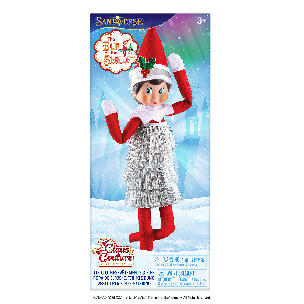 The Elf on The Shelf Claus Couture Tiny Tinsel Dress