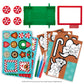 A product flat lay displaying all of the included pieces in the DIY Gingerbread Truck set