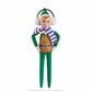 The Elf Mates® Toy Maker with blonde hair, posed standing with his hands on his hips. He is wearing a set of earmuffs and a scarf.