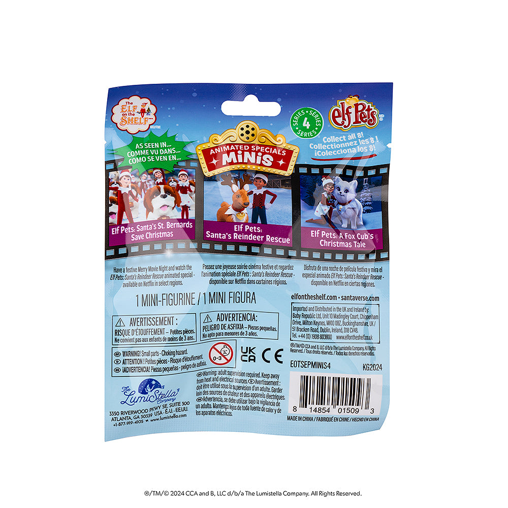 Elf Pets Mini Figures series 4 - packaging back