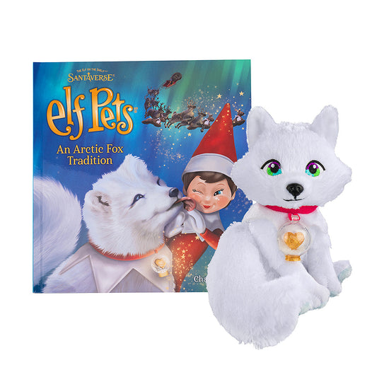 Arctic Fox plush and Elf Pets®: An Arctic Fox Tradition storybook