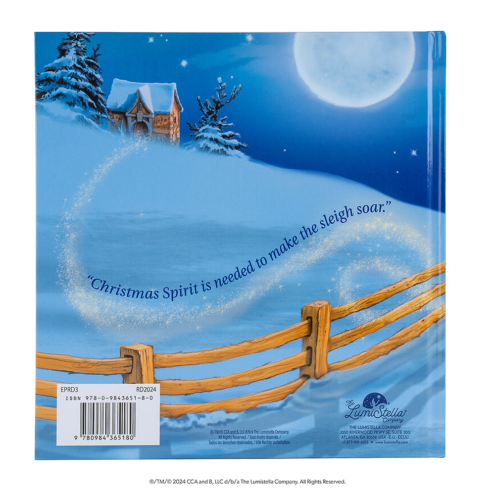 Elf Pets Reindeer book silo, back of book