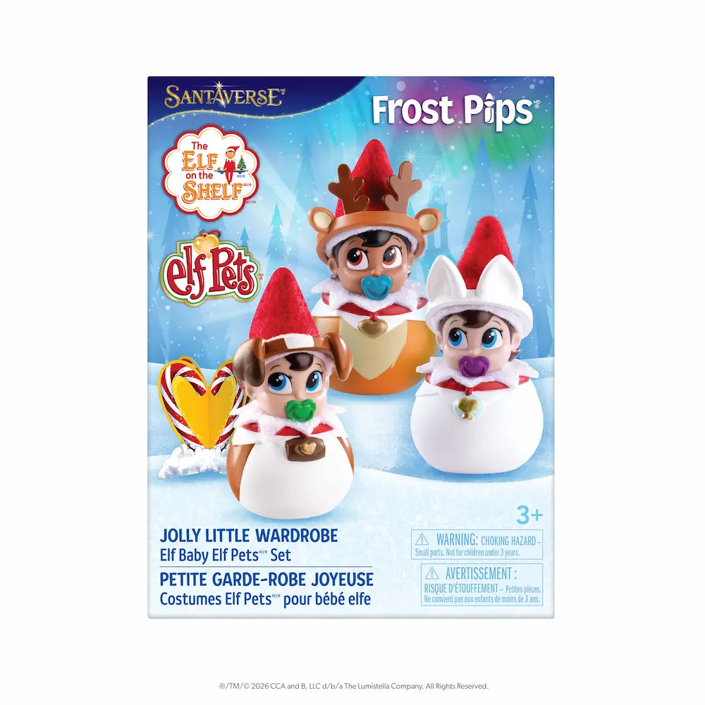 PRE-ORDER | Jolly Little Wardrobe: Elf Baby Elf Pets® Costume Set | Frost Pips®