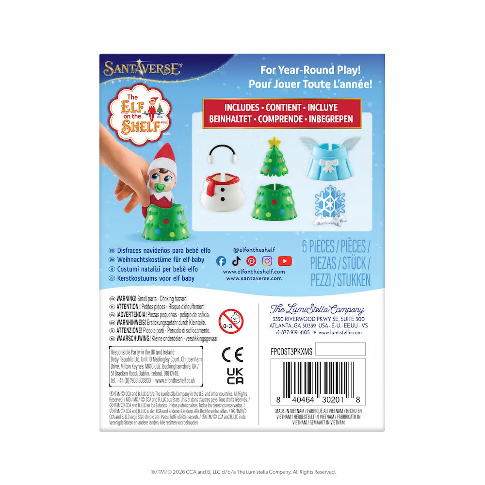 PRE-ORDER | Jolly Little Wardrobe: Elf Baby Seasonal Costume Set | Frost Pips®
