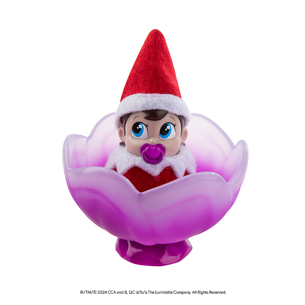 Frost Pips™ girl pip in fuschia frosty flower cradle