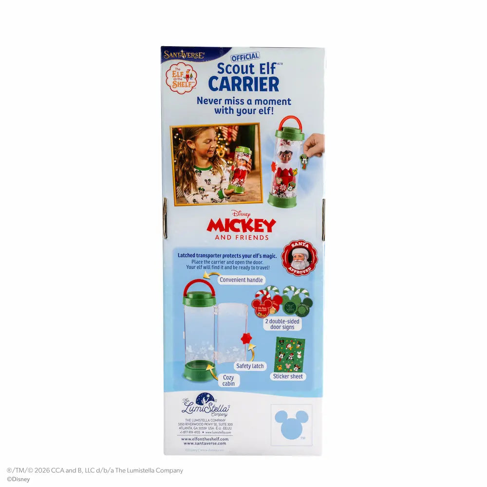 PRE-ORDER | Official Scout Elf Carrier, Disney's Mickey & Friends Edition | The Elf on the Shelf®