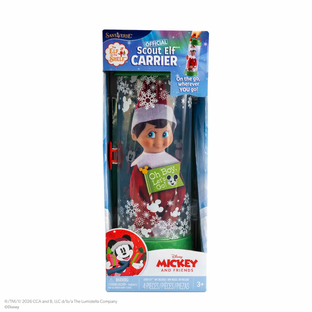 PRE-ORDER | Official Scout Elf Carrier, Disney's Mickey & Friends Edition | The Elf on the Shelf®