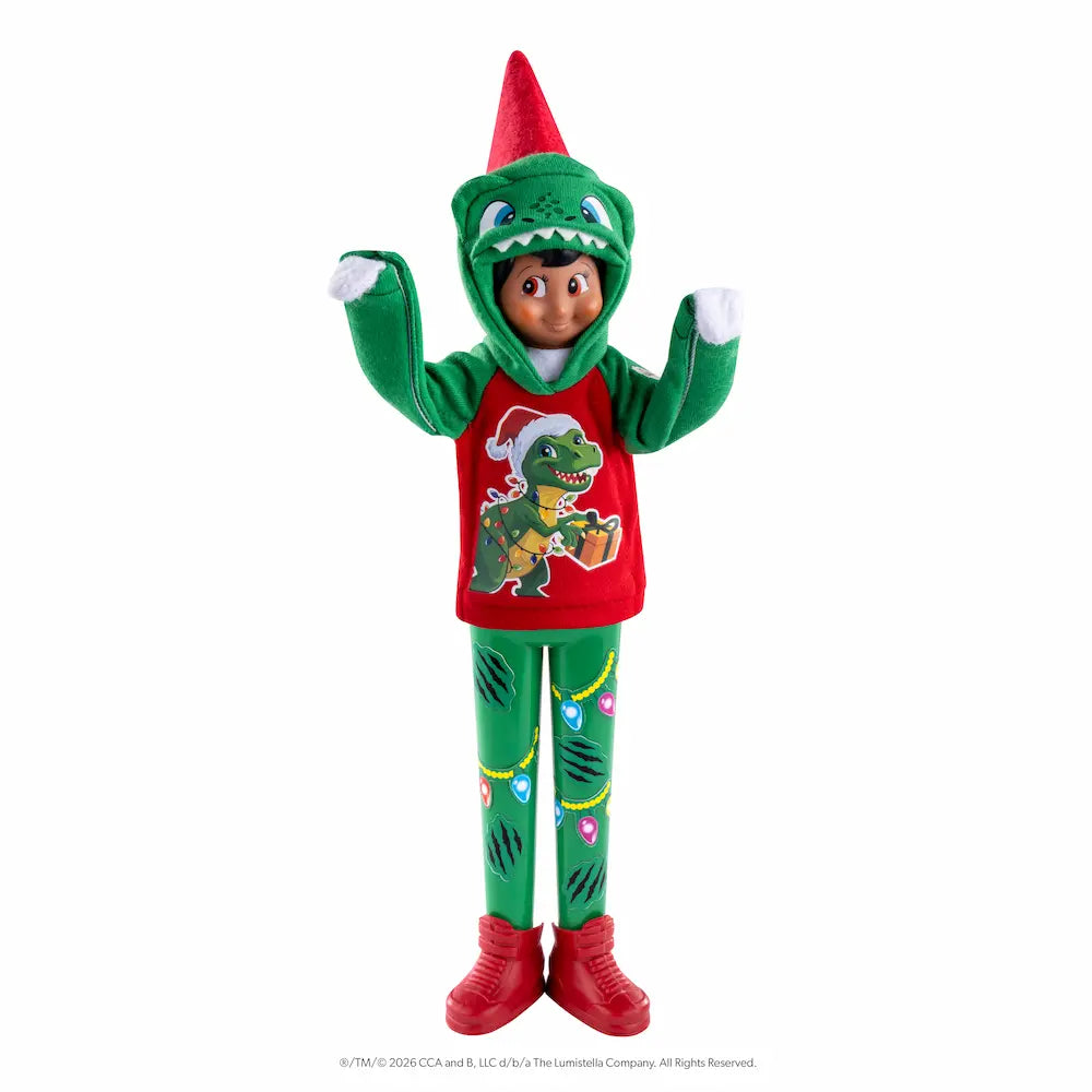 PRE-ORDER | Flair Wear™ Dashing Dino Elf Hoodie & Standing Pants | MagiFreez®