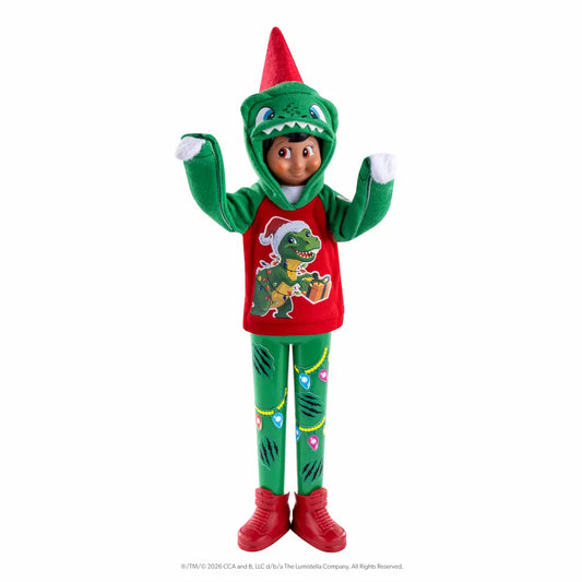 PRE-ORDER | Flair Wear™ Dashing Dino Elf Hoodie & Standing Pants | MagiFreez®