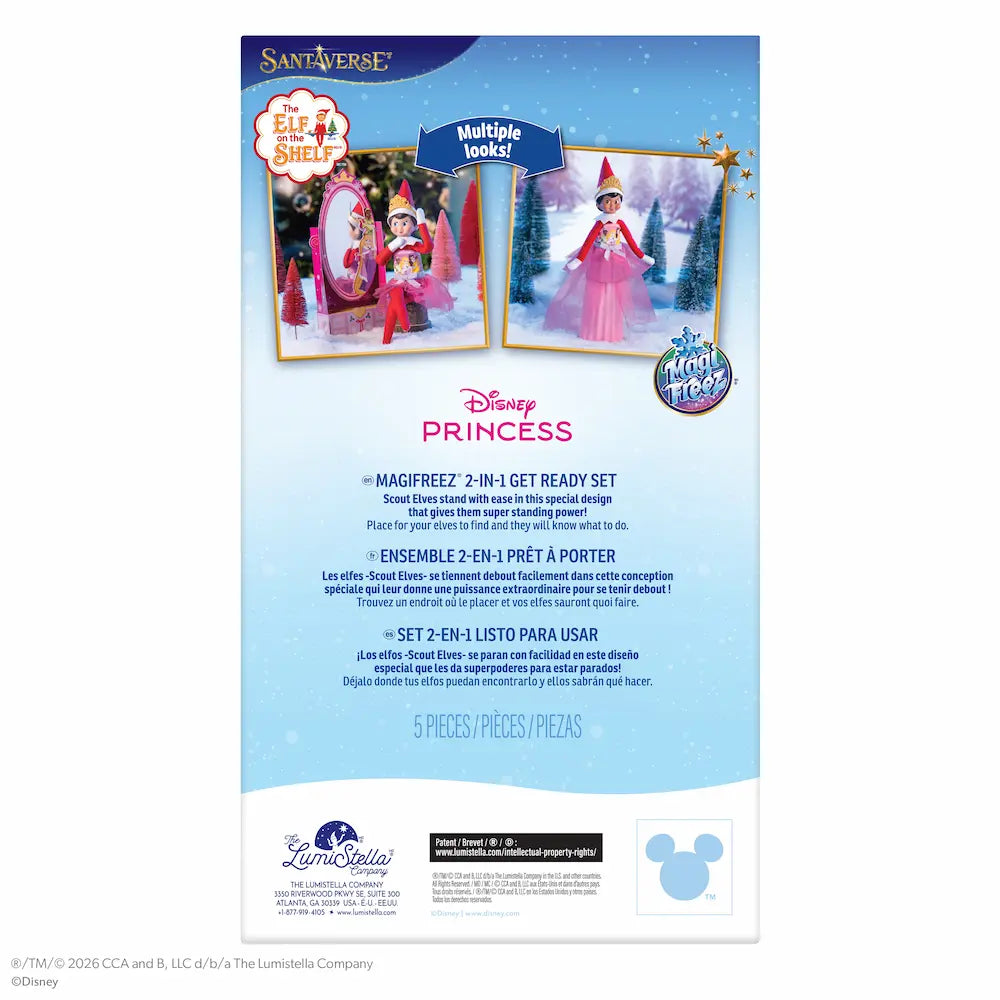 PRE-ORDER | Disney Princess 2-in-1 Standing Clothes Set | MagiFreez®