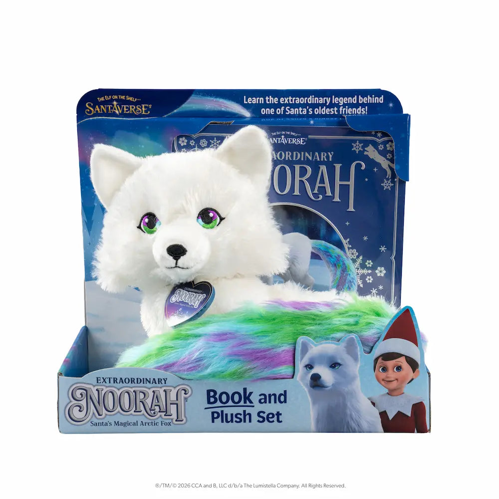 PRE-ORDER | Extraordinary Noorah: Santa’s Magical Arctic Fox Book and Plush Set | Santaverse®