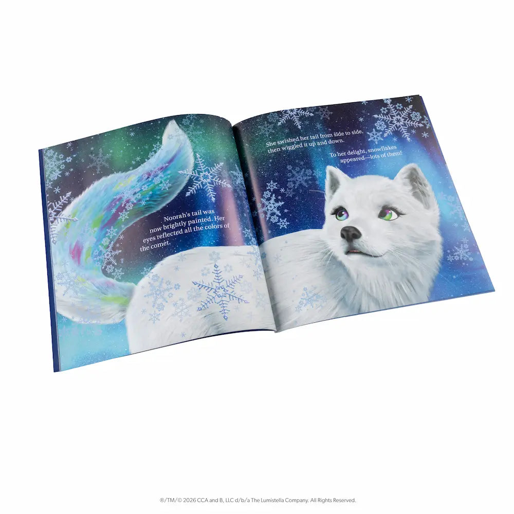 PRE-ORDER | Extraordinary Noorah: Santa’s Magical Arctic Fox Book and Plush Set | Santaverse®