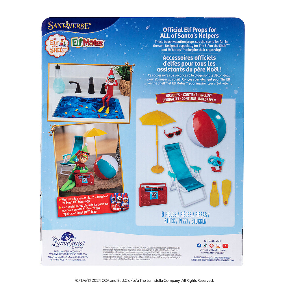 Polar Props™  Beach Vacation Set packaging back