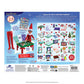 The back packaging of the Polar Props™ The Official Elf Ideas Fun & Games Kit.