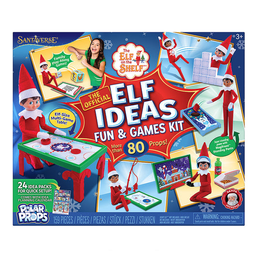 Polar Props™ The Official Elf Ideas Fun & Games Kit front packaging