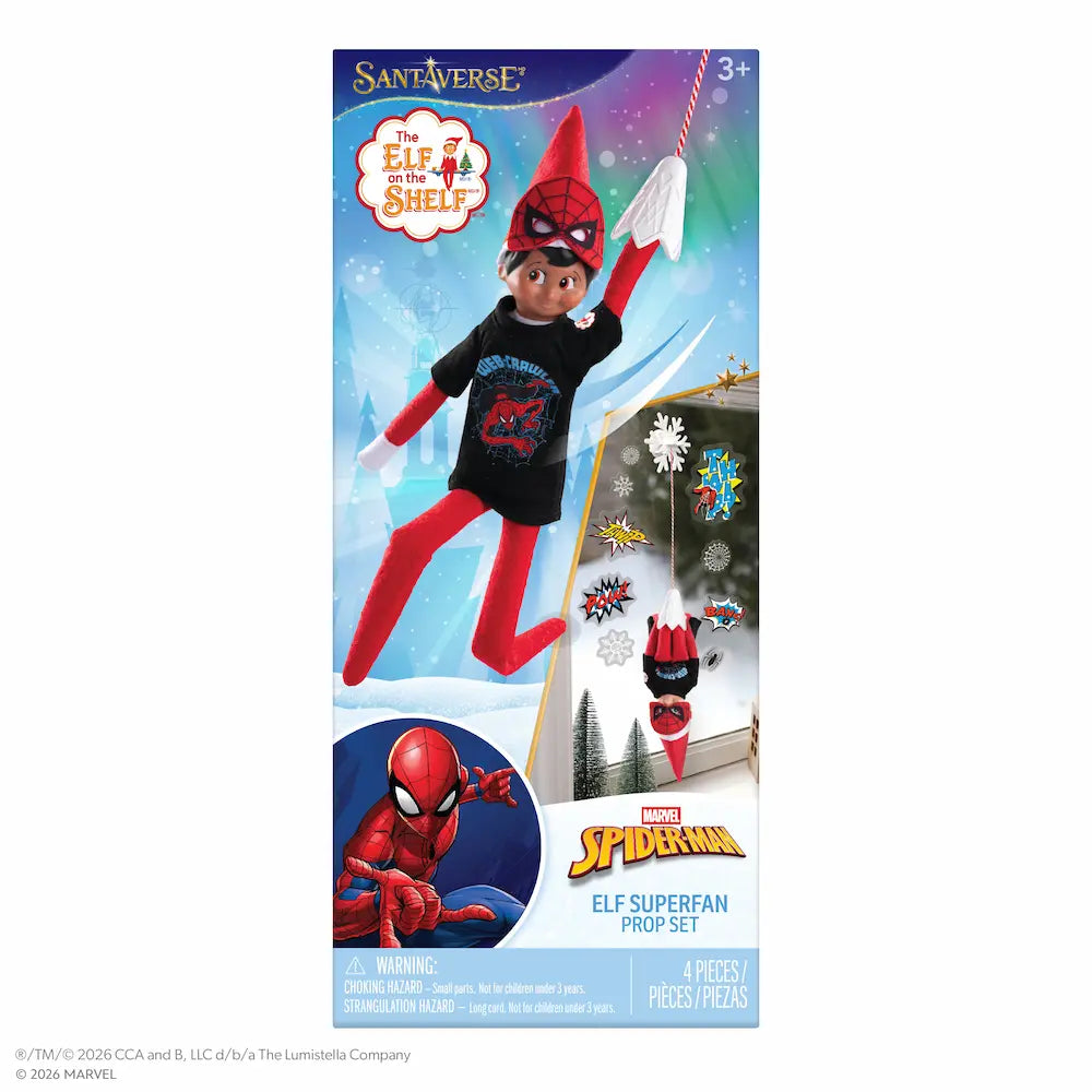 PRE-ORDER | Marvel Spider-Man Elf Superfan Prop Set | Polar Props®