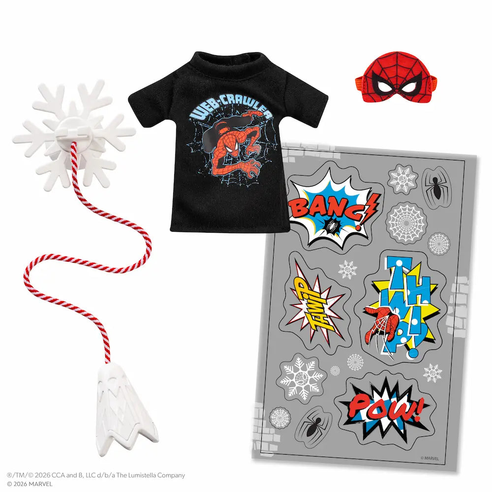 PRE-ORDER | Marvel Spider-Man Elf Superfan Prop Set | Polar Props®