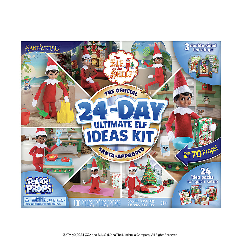 Polar Props™ 24-Day Ultimate Elf Ideas Kit packaging front