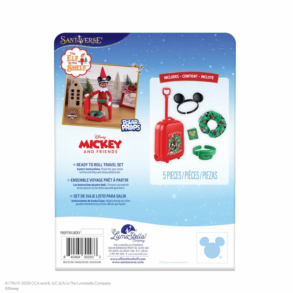 PRE-ORDER | Disney's Mickey Mouse-Inspired Ready to Roll Travel Set | Polar Props®