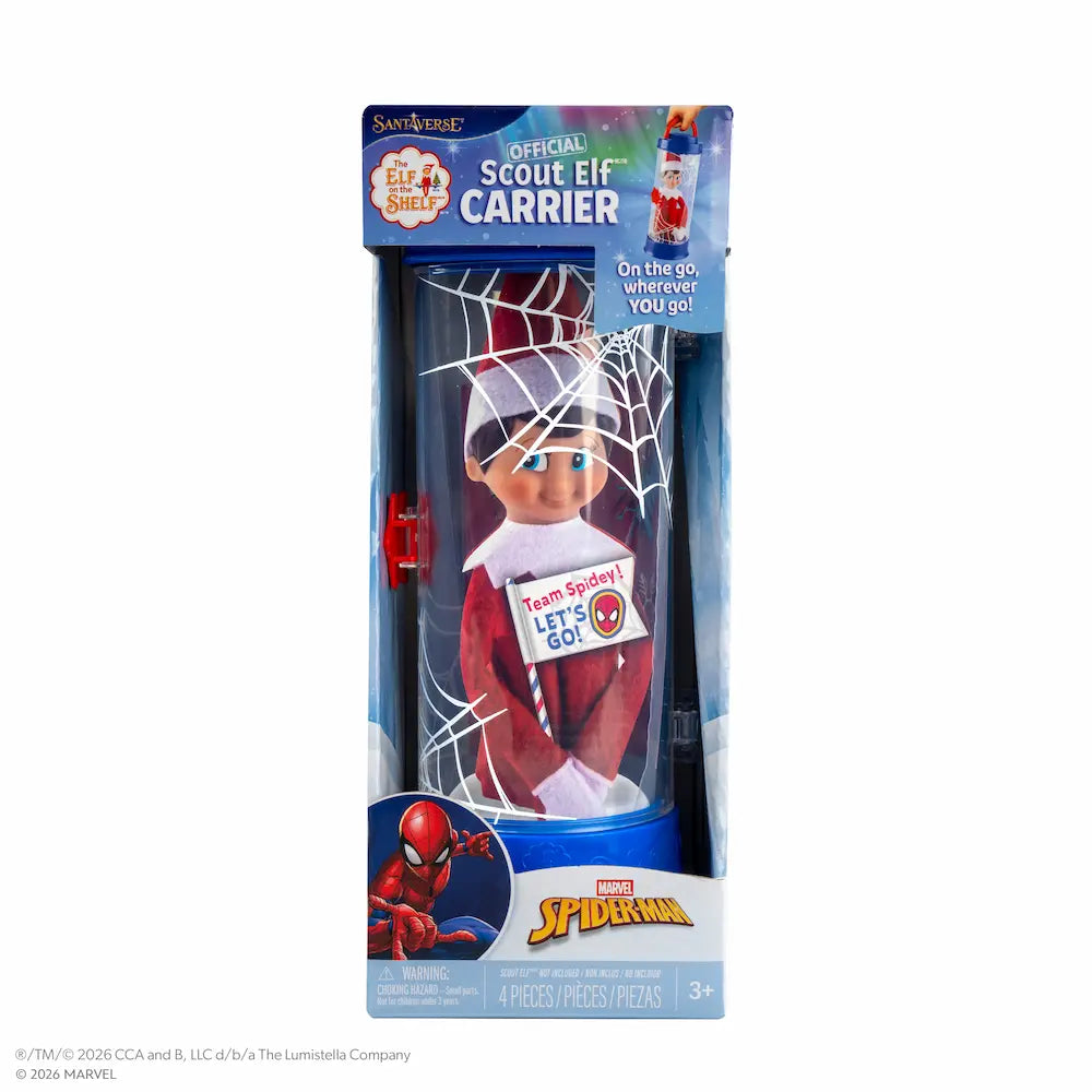PRE-ORDER | Official Scout Elf Carrier, Marvel Spider-Man Edition | The Elf on the Shelf®