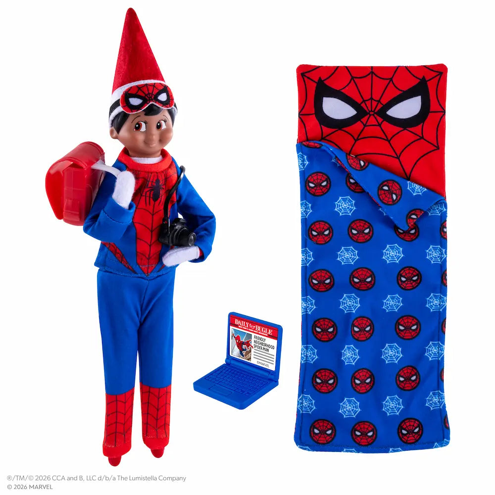 PRE-ORDER | Marvel Spider-Man Elf Saves the Day Superhero Sleep Set | Polar Props®