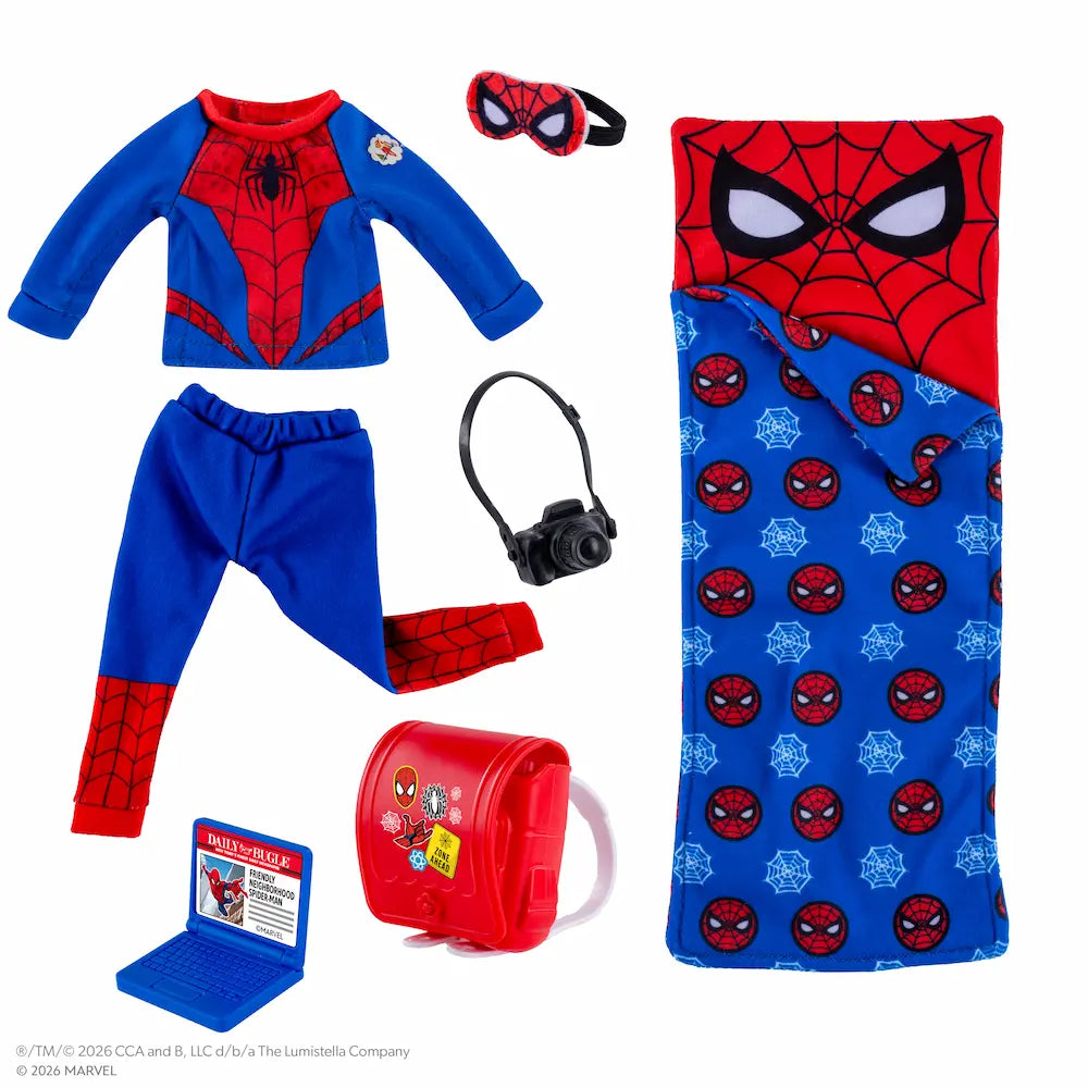 PRE-ORDER | Marvel Spider-Man Elf Saves the Day Superhero Sleep Set | Polar Props®