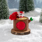 Bogie™ Hideout Surprise red Bogie™ product silo in a snowy forest