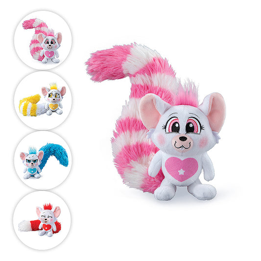 Bogie™ Plush 4 Options: pink, yellow, blue and red