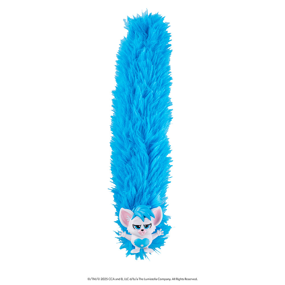 A product shot of the blue Bogie™ Wrap-Alongs with the tail extended