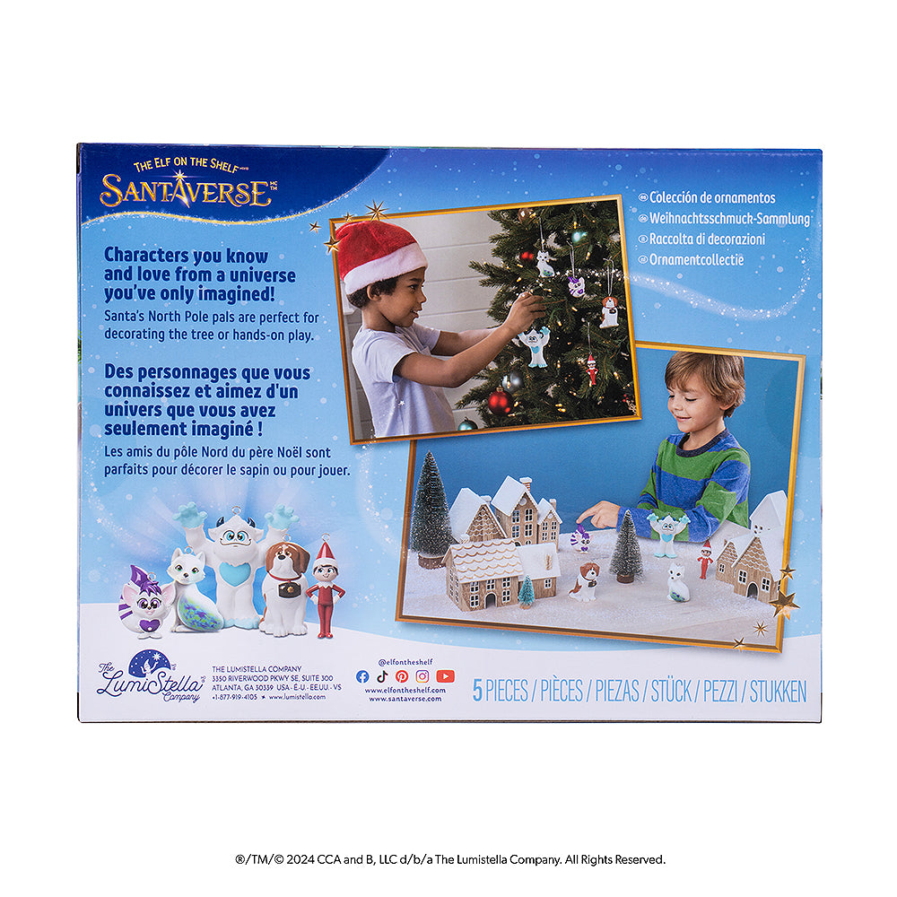 Santaverse™ Ornament Collection packaging back