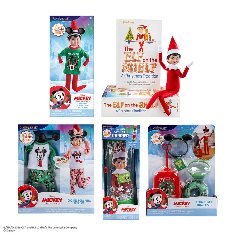 PRE-ORDER | Scout Elf® Boxset + Disney’s Mickey & Friends Bundle